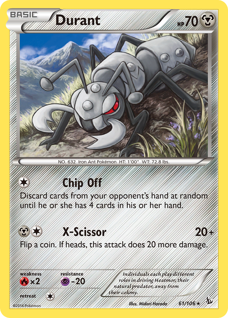 Durant (61/106) [XY: Flashfire] | Clutch Gaming