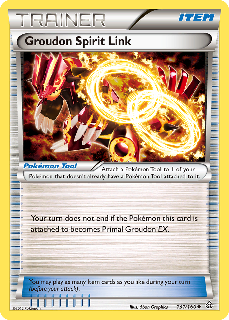 Groudon Spirit Link (131/160) [XY: Primal Clash] | Clutch Gaming