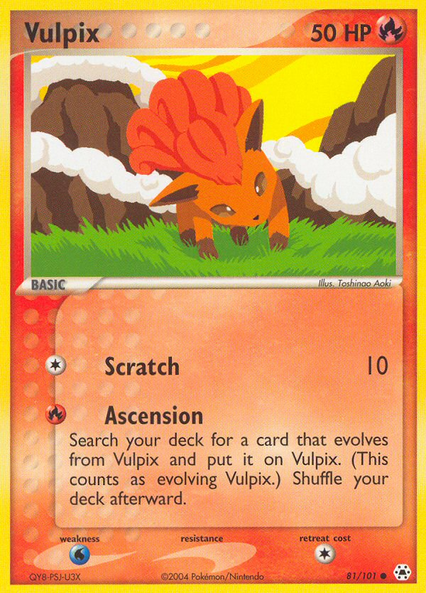 Vulpix (81/101) [EX: Hidden Legends] | Clutch Gaming