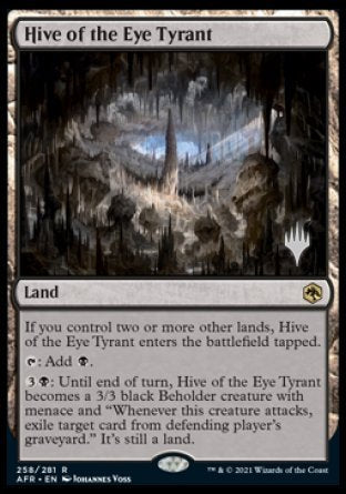 Hive of the Eye Tyrant (Promo Pack) [Dungeons & Dragons: Adventures in the Forgotten Realms Promos] | Clutch Gaming