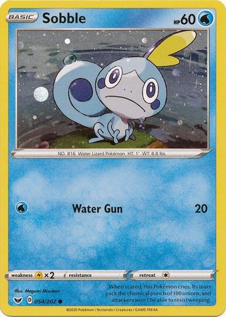 Sobble (054/202) (Cosmos Holo) [Sword & Shield: Base Set] | Clutch Gaming