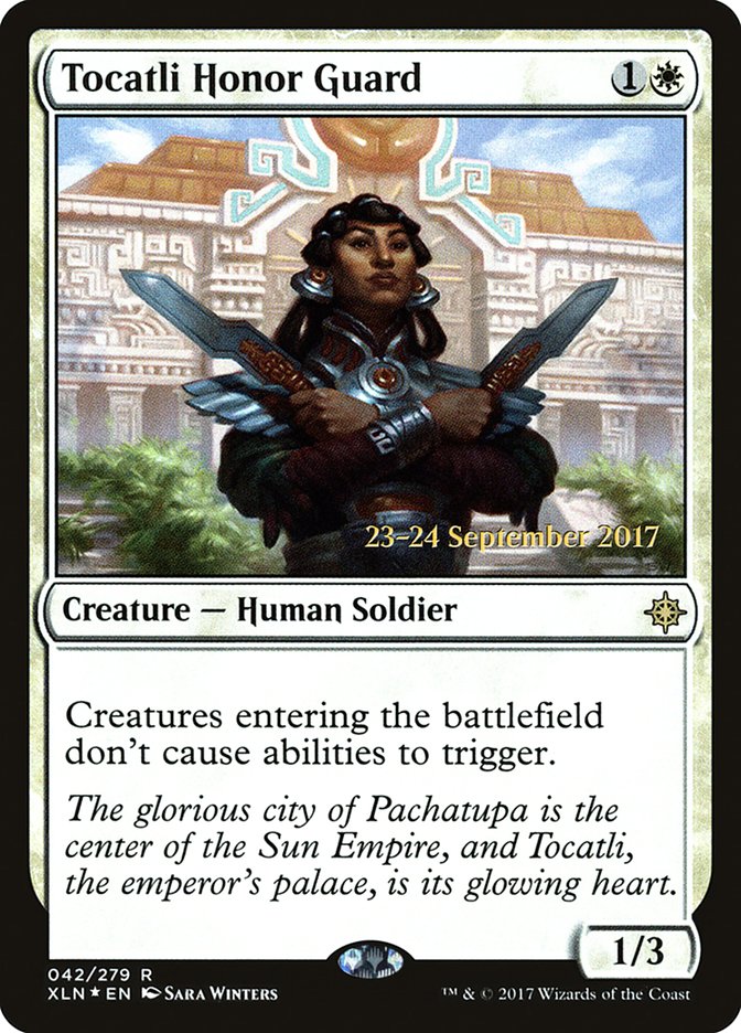 Tocatli Honor Guard [Ixalan Prerelease Promos] | Clutch Gaming