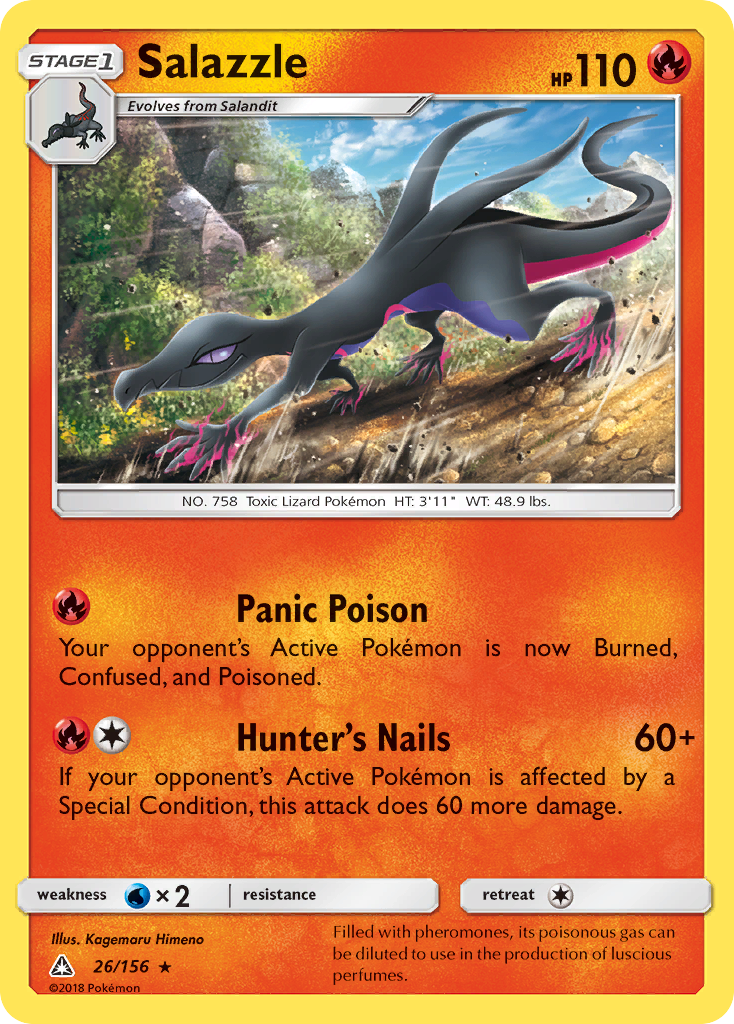 Salazzle (26/156) [Sun & Moon: Ultra Prism] | Clutch Gaming