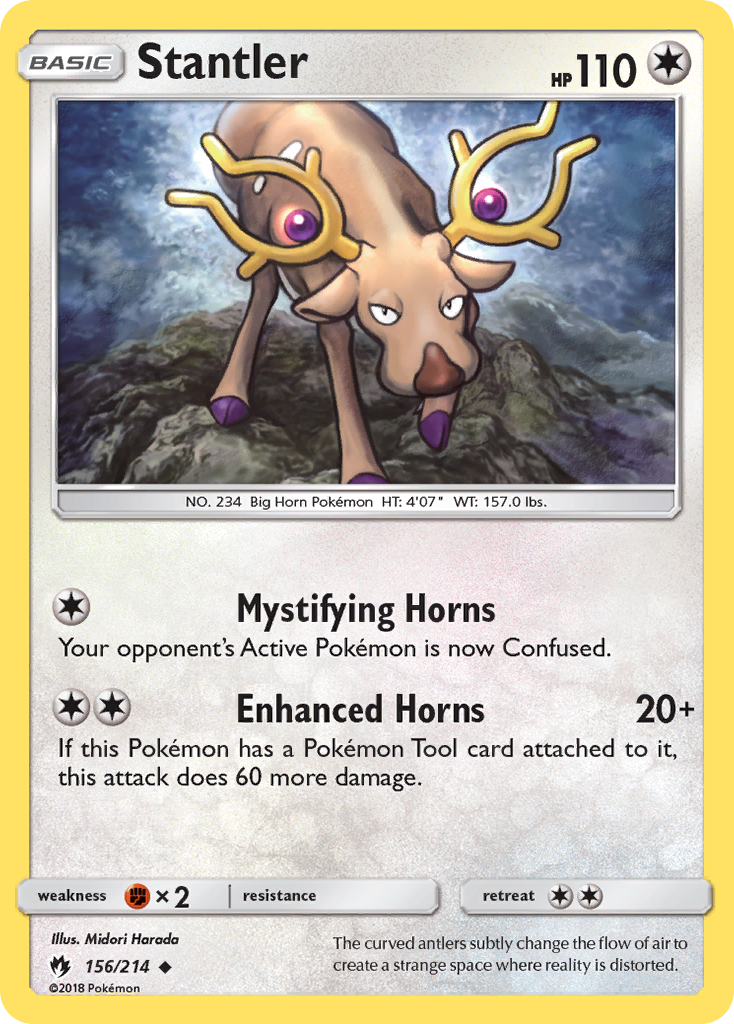 Stantler (156/214) [Sun & Moon: Lost Thunder] | Clutch Gaming