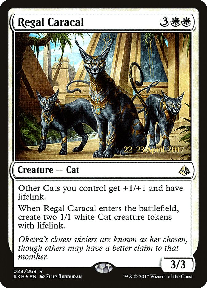 Regal Caracal [Amonkhet Prerelease Promos] | Clutch Gaming