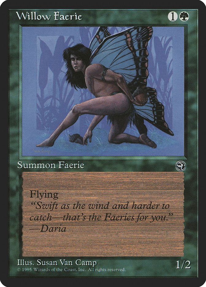 Willow Faerie (Daria Flavor Text) [Homelands] | Clutch Gaming