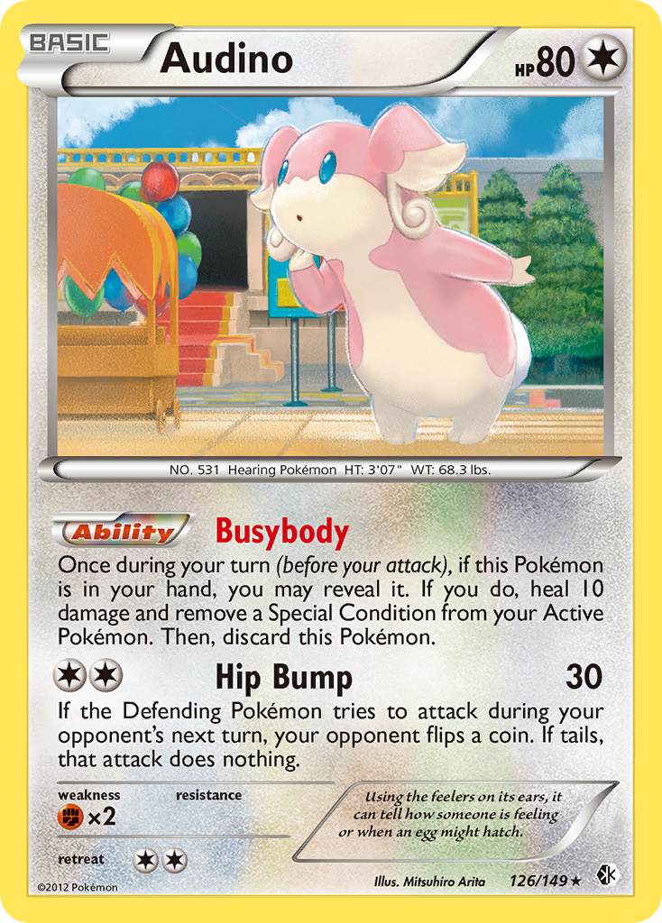 Audino (126/149) [Black & White: Boundaries Crossed] | Clutch Gaming