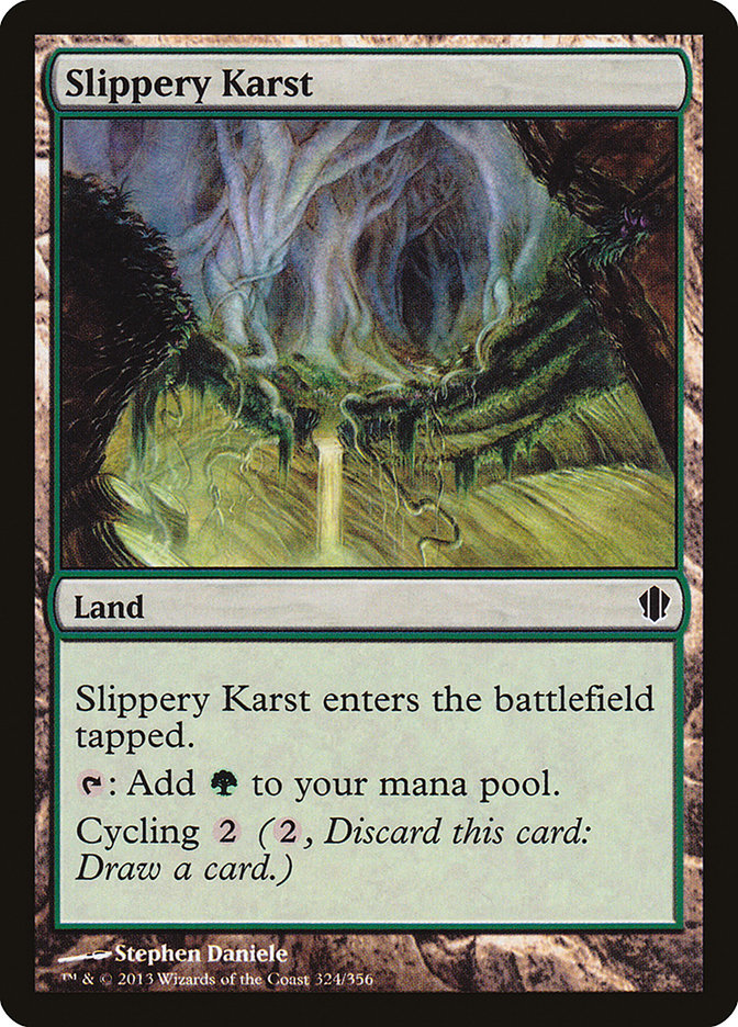 Slippery Karst [Commander 2013] | Clutch Gaming