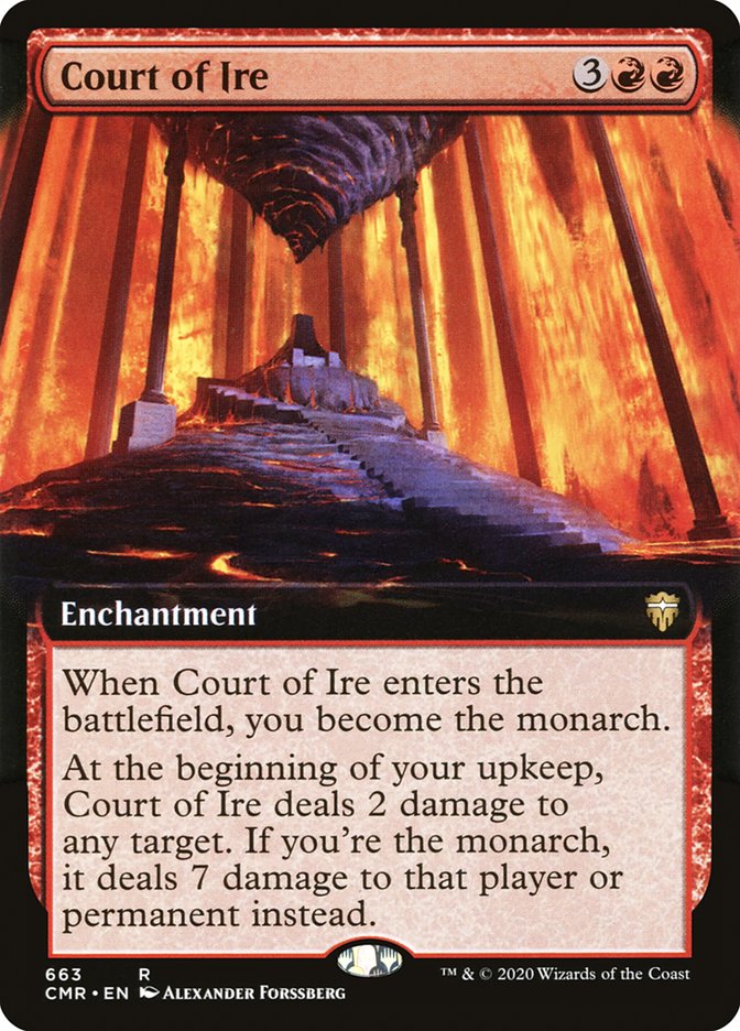 Court of Ire (Extended Art) [Commander Legends] | Clutch Gaming