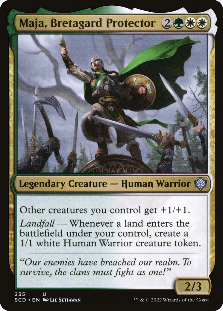 Maja, Bretagard Protector [Starter Commander Decks] | Clutch Gaming