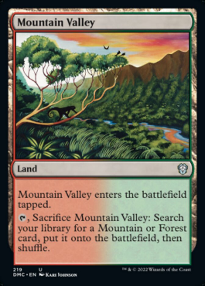 Mountain Valley [Dominaria United Commander] | Clutch Gaming