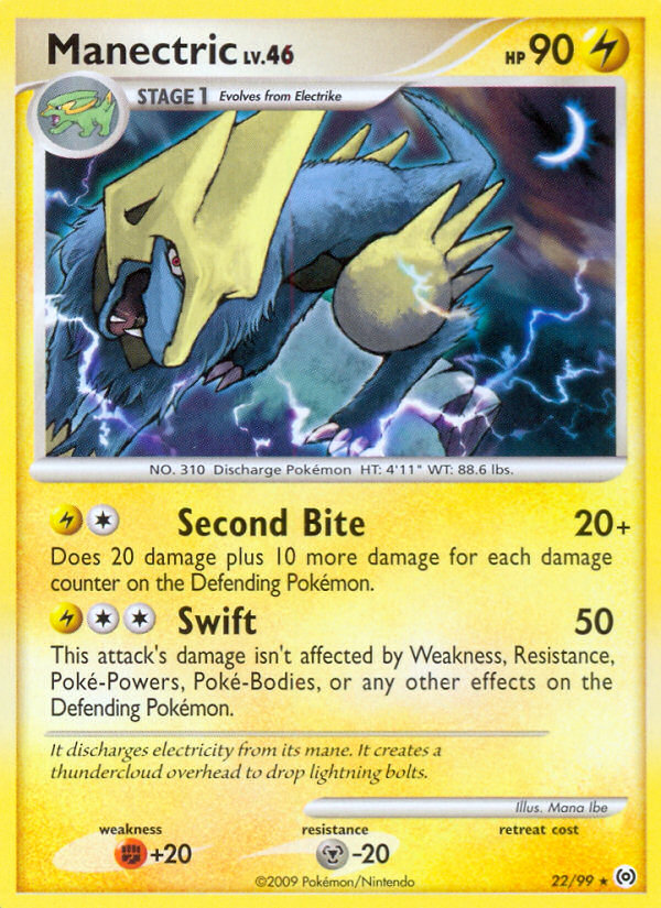 Manectric (22/99) [Platinum: Arceus] | Clutch Gaming