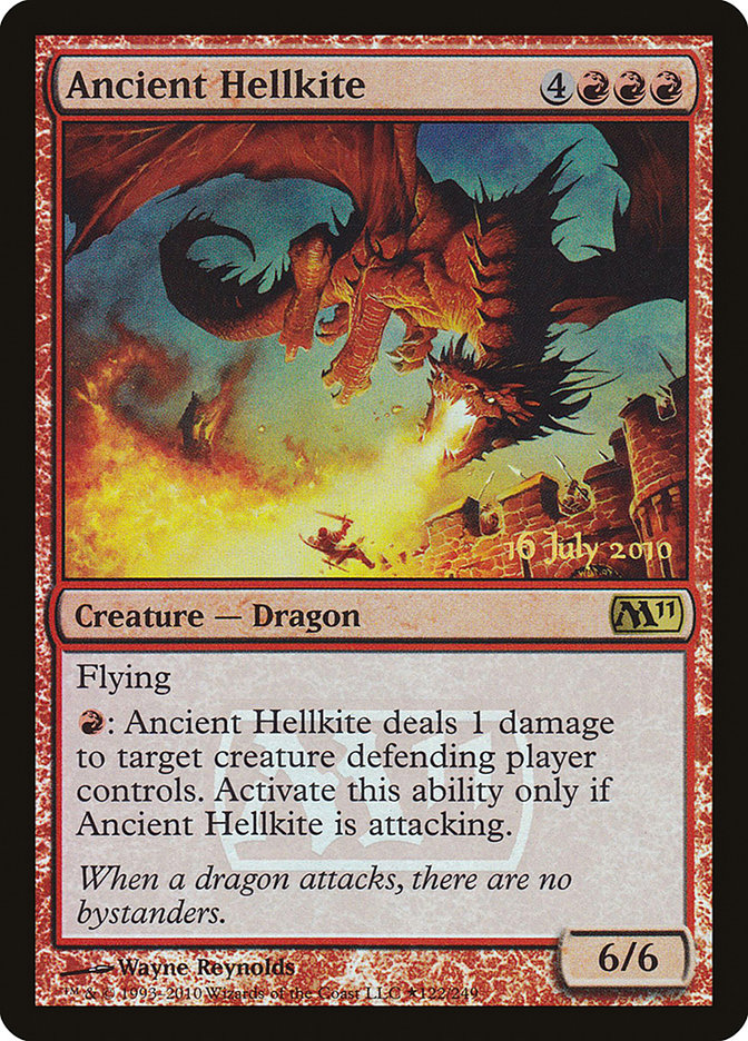 Ancient Hellkite [Magic 2011 Prerelease Promos] | Clutch Gaming