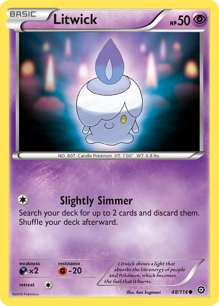 Litwick (48/114) [XY: Steam Siege] | Clutch Gaming