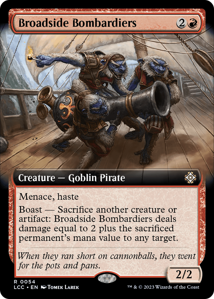 Broadside Bombardiers (Extended Art) [The Lost Caverns of Ixalan Commander] | Clutch Gaming