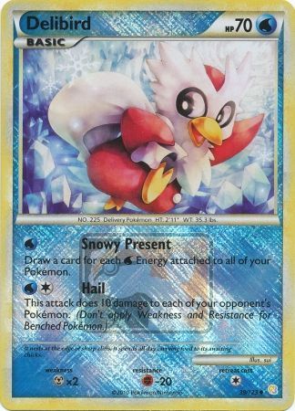 Delibird (39/123) (League Promo) [HeartGold & SoulSilver: Base Set] | Clutch Gaming