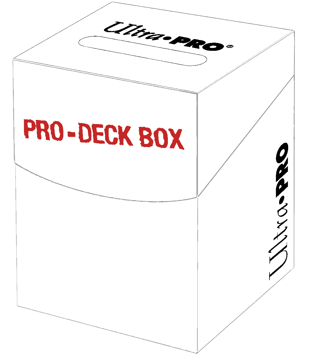 Ultra PRO: Deck Box - PRO 100+ (White) | Clutch Gaming