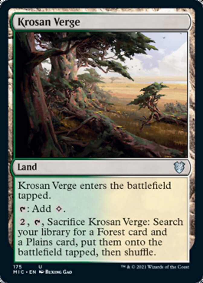 Krosan Verge [Innistrad: Midnight Hunt Commander] | Clutch Gaming