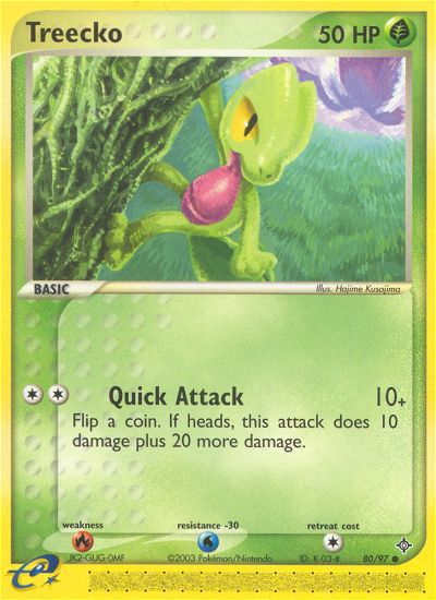 Treecko (80/97) [EX: Dragon] | Clutch Gaming