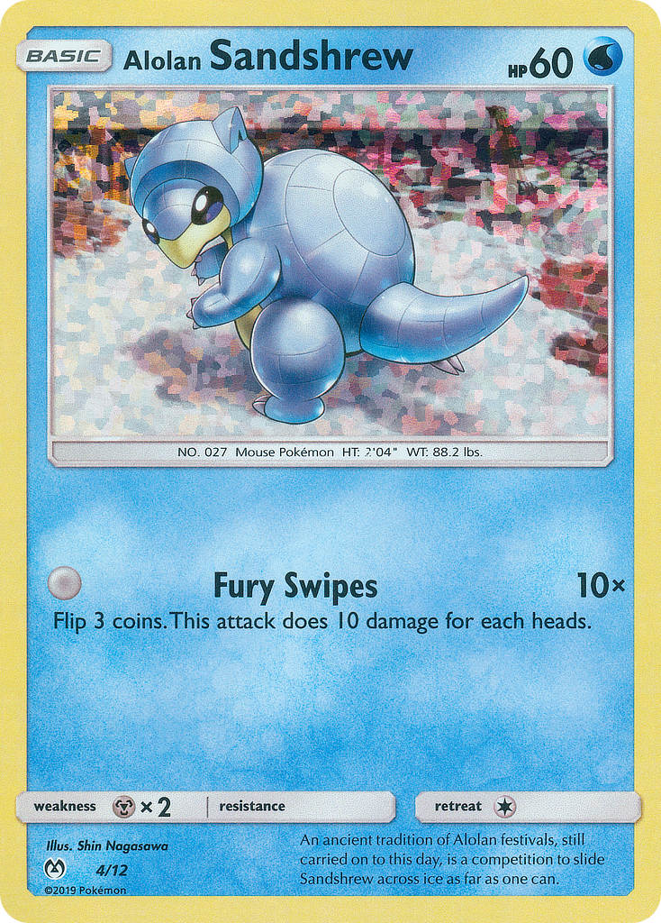 Alolan Sandshrew (4/12) [McDonald's Promos: 2019 Collection] | Clutch Gaming