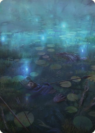 The Dead Marshes Art Card [The Lord of the Rings: Tales of Middle-earth Art Series] | Clutch Gaming