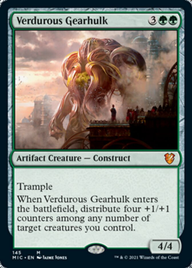 Verdurous Gearhulk [Innistrad: Midnight Hunt Commander] | Clutch Gaming