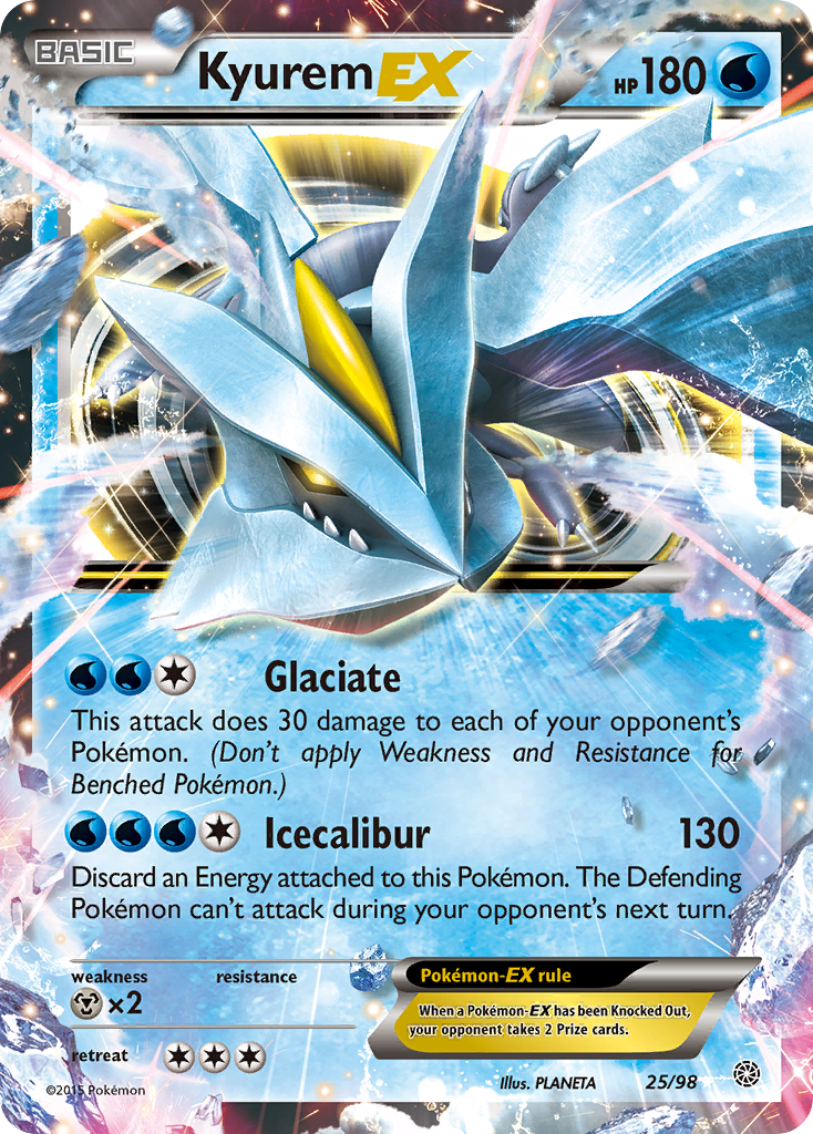 Kyurem EX (25/98) [XY: Ancient Origins] | Clutch Gaming