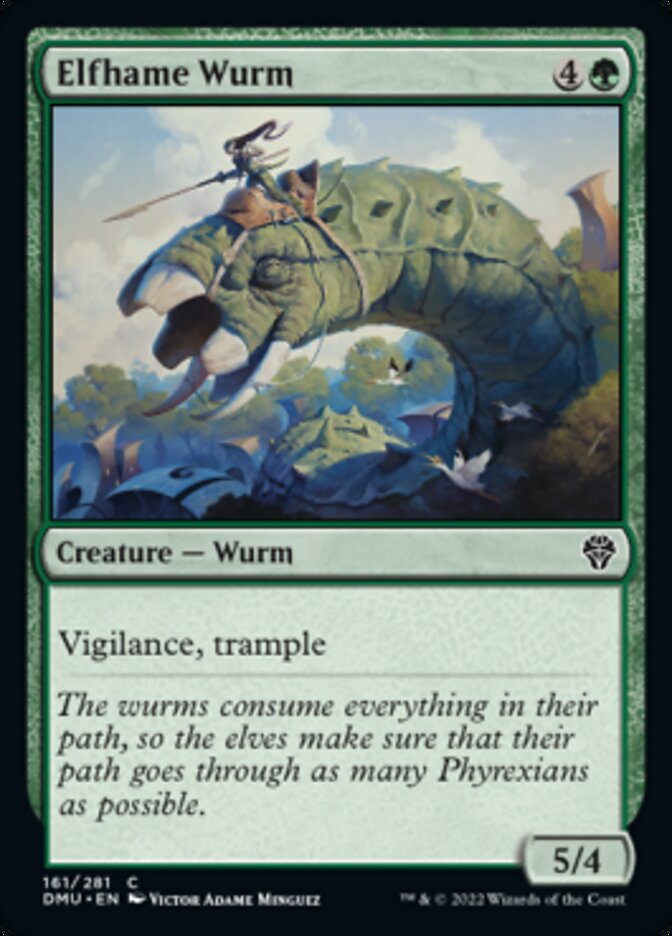 Elfhame Wurm [Dominaria United] | Clutch Gaming