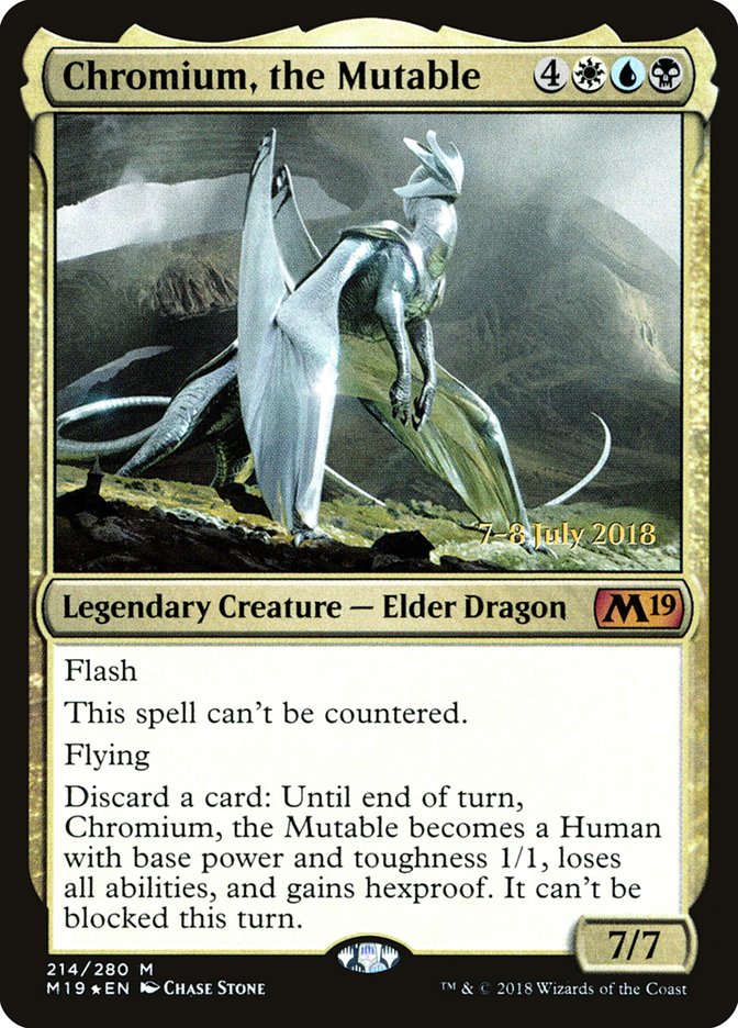 Chromium, the Mutable [Core Set 2019 Prerelease Promos] | Clutch Gaming