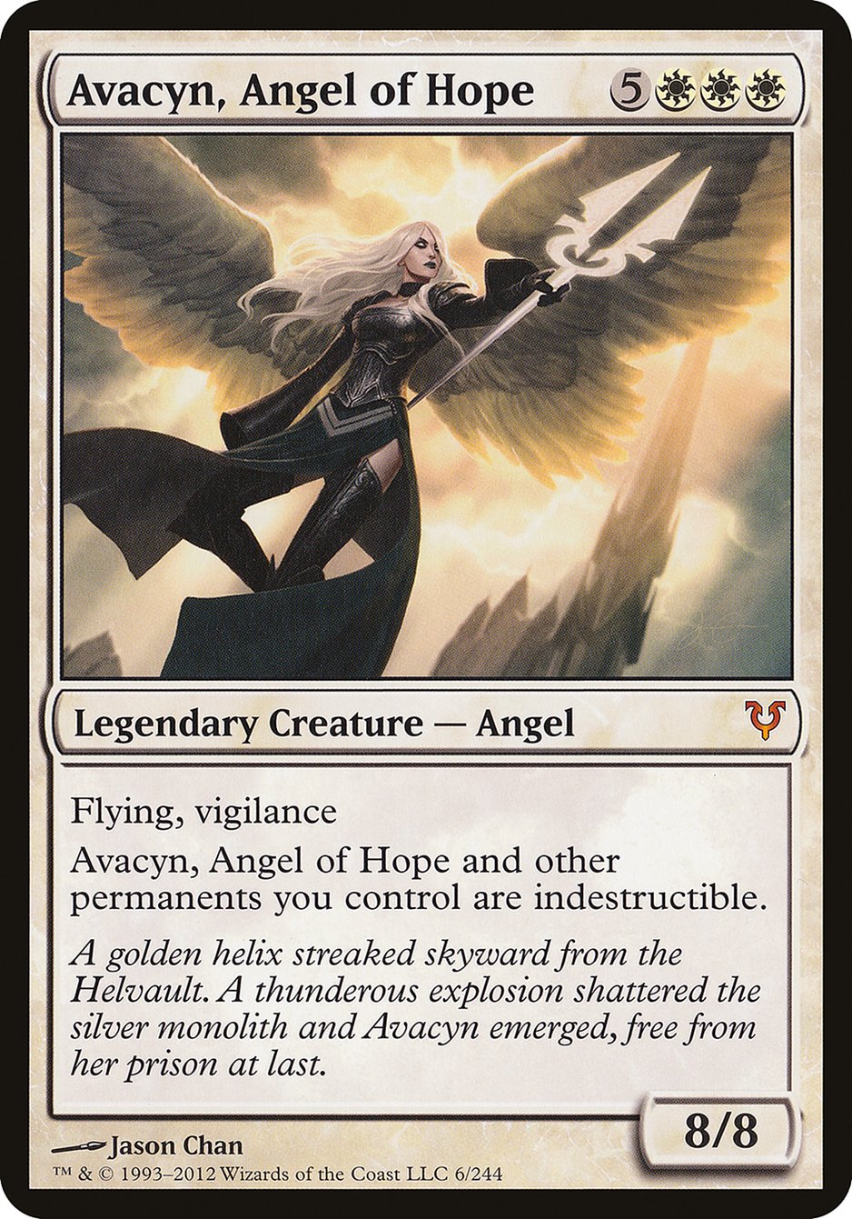 Avacyn, Angel of Hope (Oversized) [Open the Helvault] | Clutch Gaming