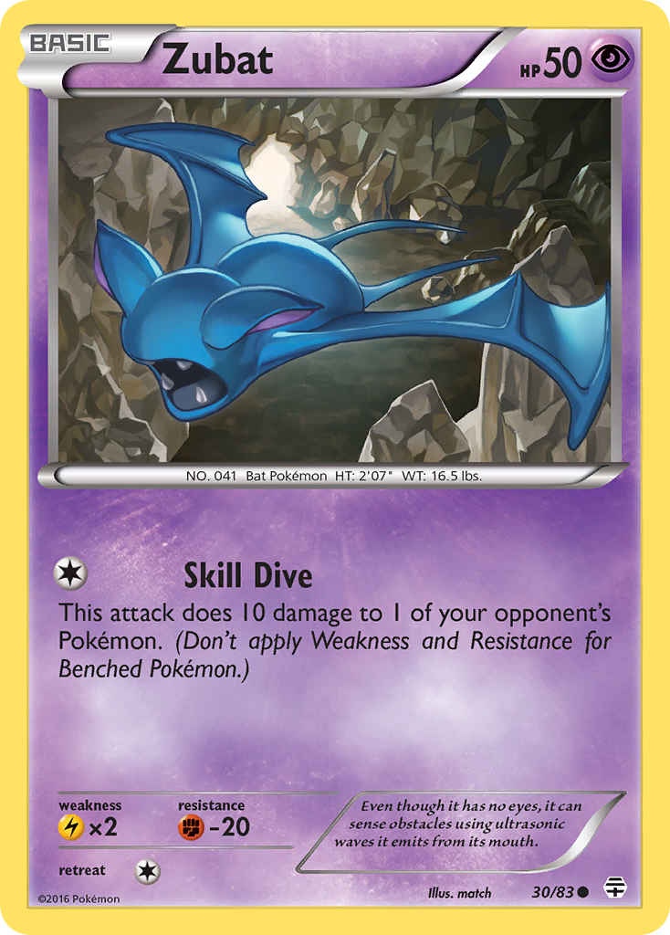 Zubat (30/83) [XY: Generations] | Clutch Gaming