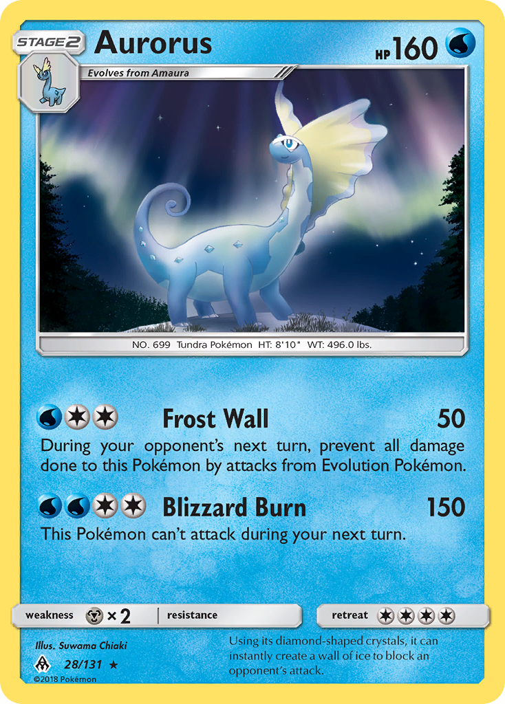 Aurorus (28/131) [Sun & Moon: Forbidden Light] | Clutch Gaming