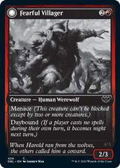 Fearful Villager // Fearsome Werewolf [Innistrad: Double Feature] | Clutch Gaming