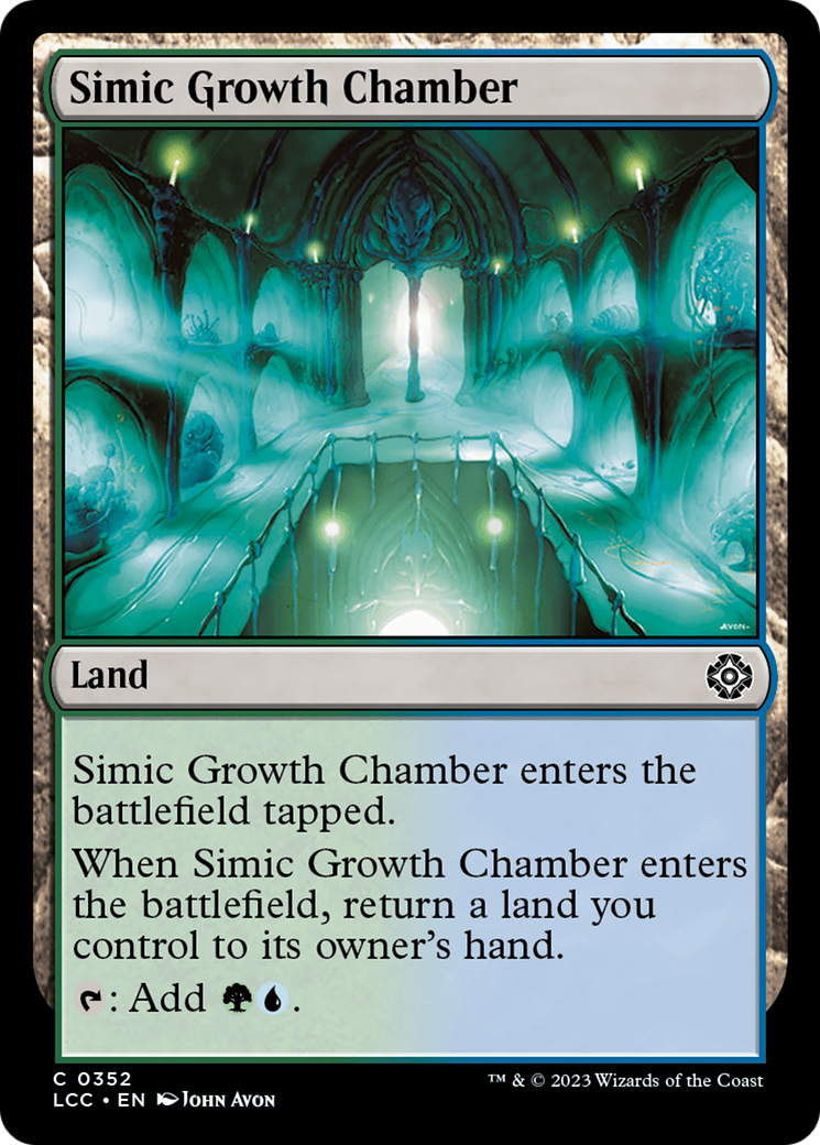 Simic Growth Chamber [The Lost Caverns of Ixalan Commander] | Clutch Gaming