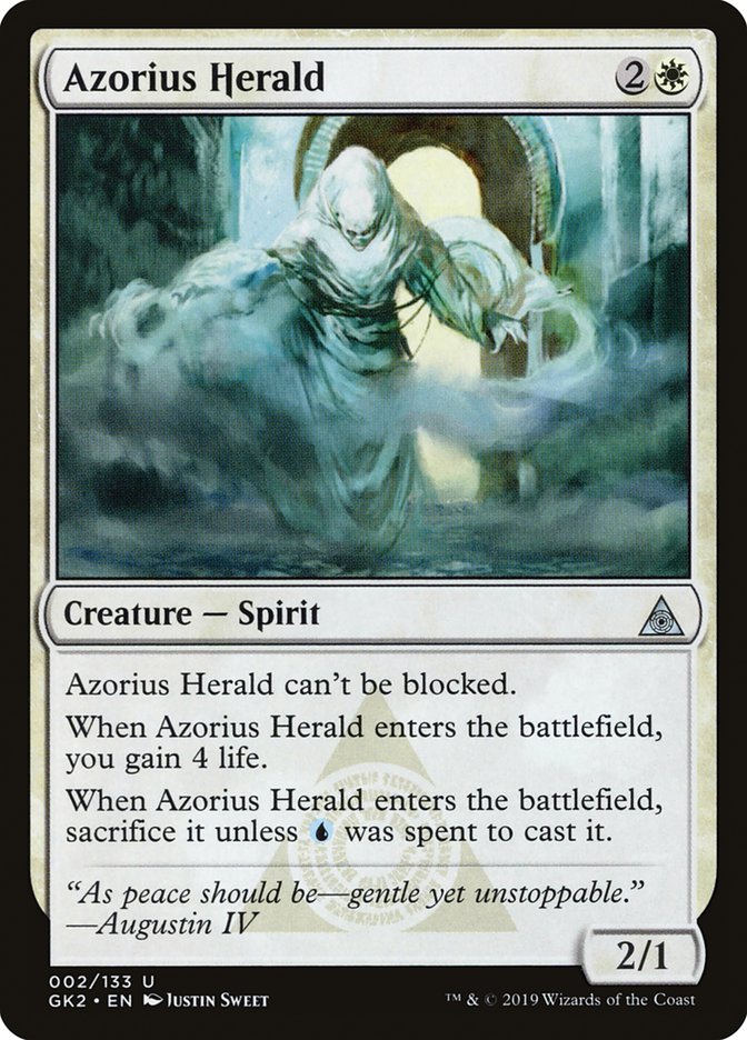 Azorius Herald [Ravnica Allegiance Guild Kit] | Clutch Gaming