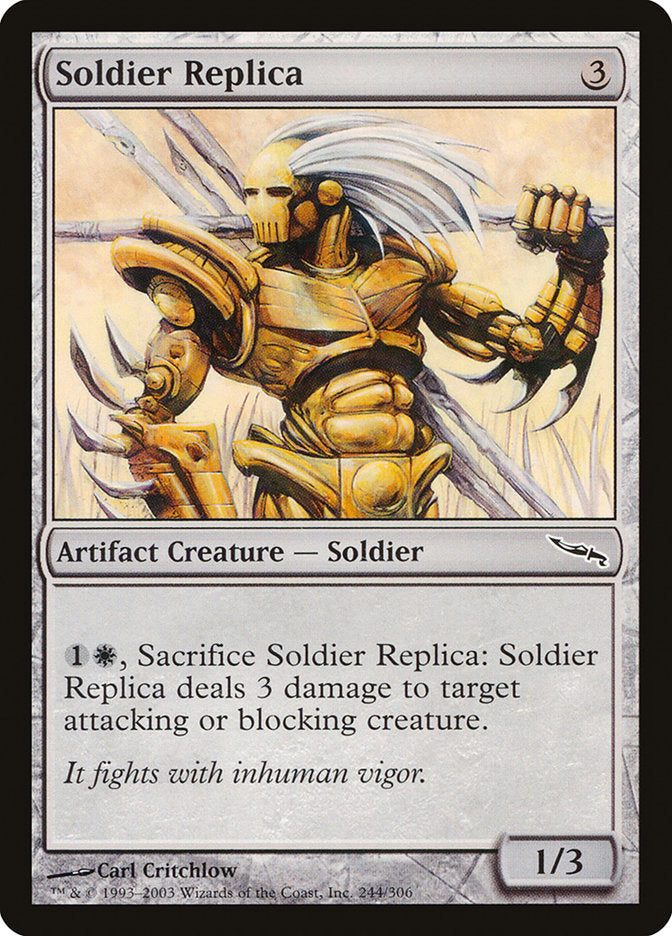 Soldier Replica [Mirrodin] | Clutch Gaming