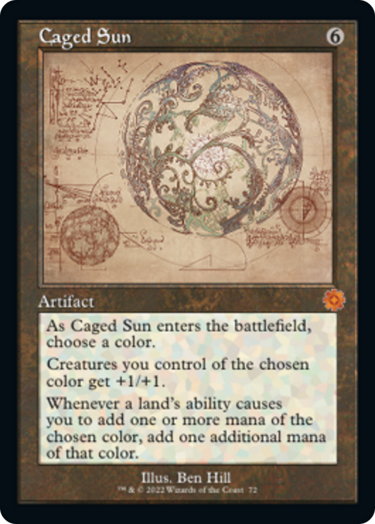 Caged Sun (Retro Schematic) [The Brothers' War Retro Artifacts] | Clutch Gaming