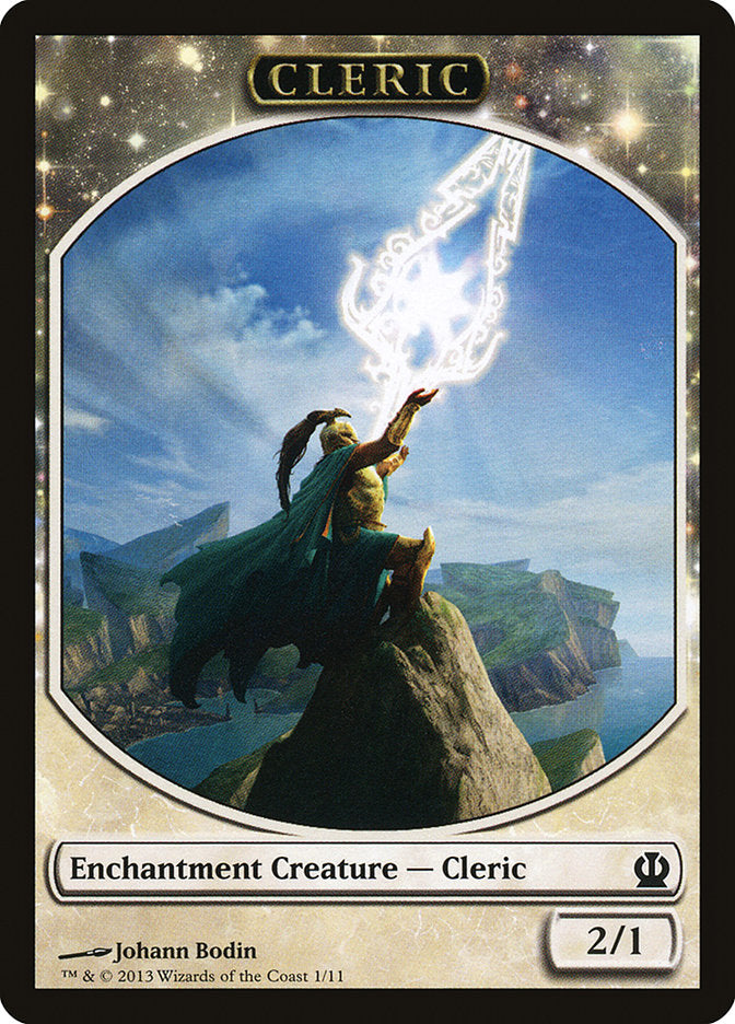 Cleric Token [Theros Tokens] | Clutch Gaming