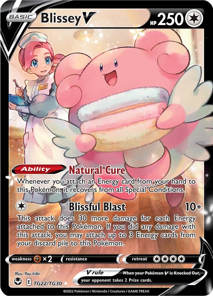 Blissey V (TG22/TG30) [Sword & Shield: Silver Tempest] | Clutch Gaming