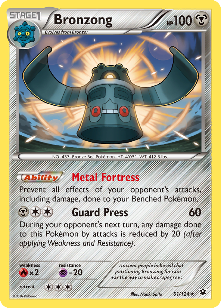 Bronzong (61/124) [XY: Fates Collide] | Clutch Gaming