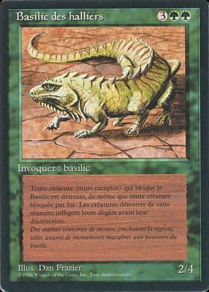 Thicket Basilisk [Foreign Black Border] | Clutch Gaming