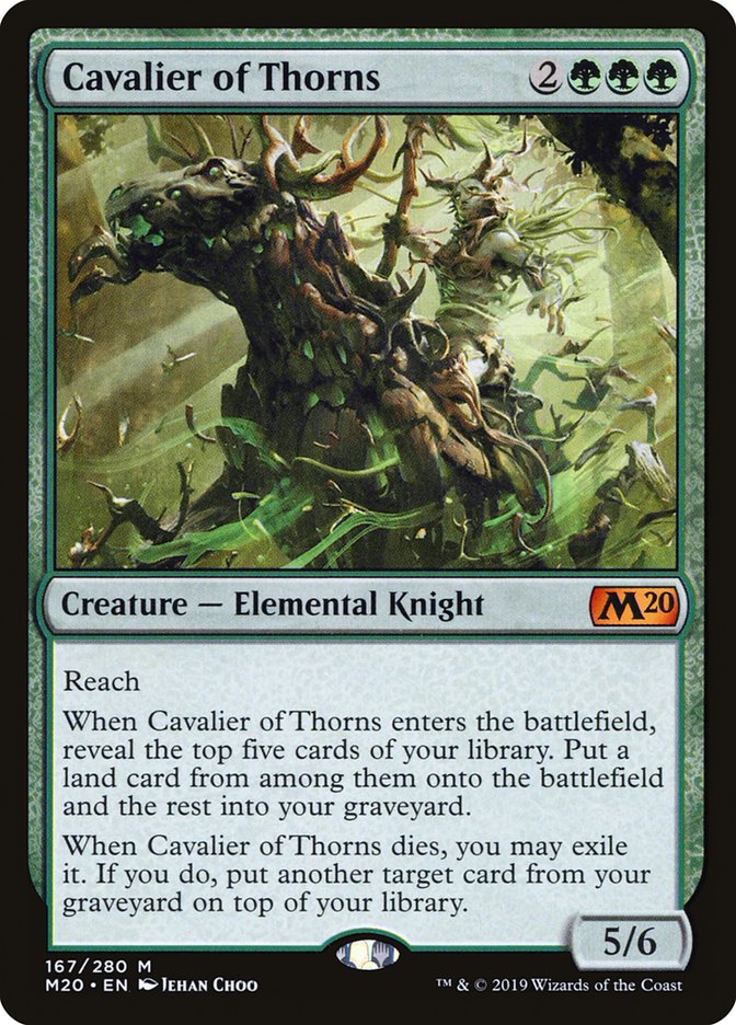 Cavalier of Thorns [Core Set 2020] | Clutch Gaming