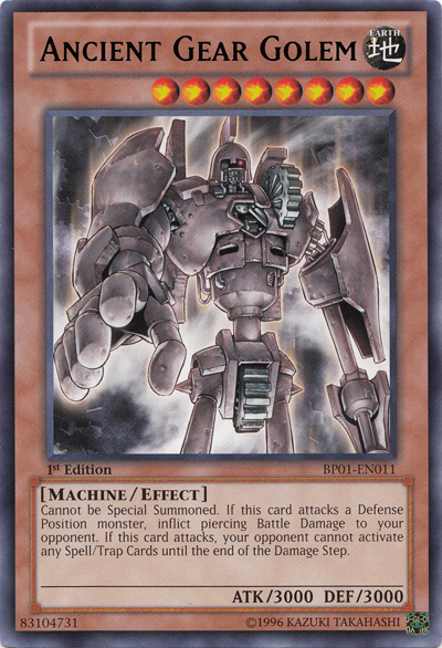 Ancient Gear Golem [BP01-EN011] Rare | Clutch Gaming