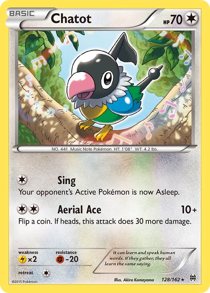 Chatot (128/162) [XY: BREAKthrough] | Clutch Gaming