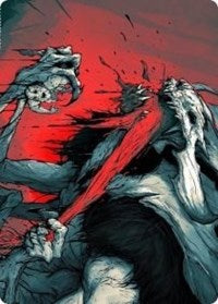 Vorinclex, Monstrous Raider 2 Art Card [Kaldheim Art Series] | Clutch Gaming