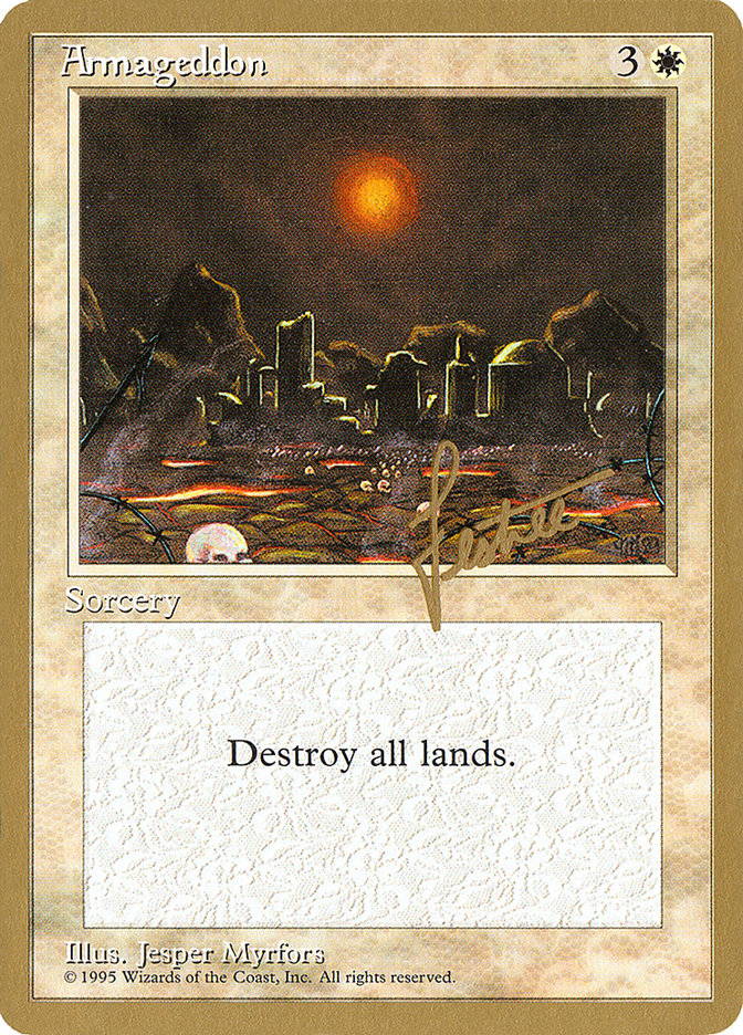 Armageddon (Bertrand Lestree) [Pro Tour Collector Set] | Clutch Gaming