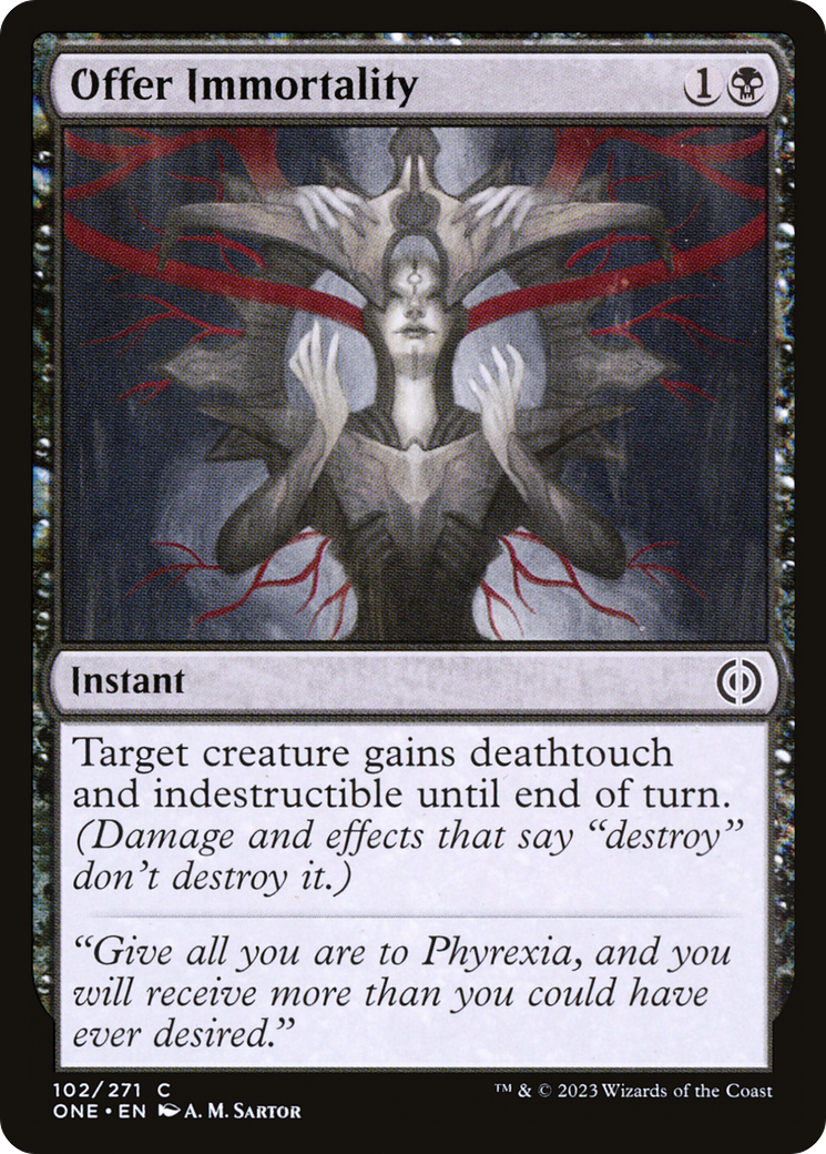 Offer Immortality [Phyrexia: All Will Be One] | Clutch Gaming