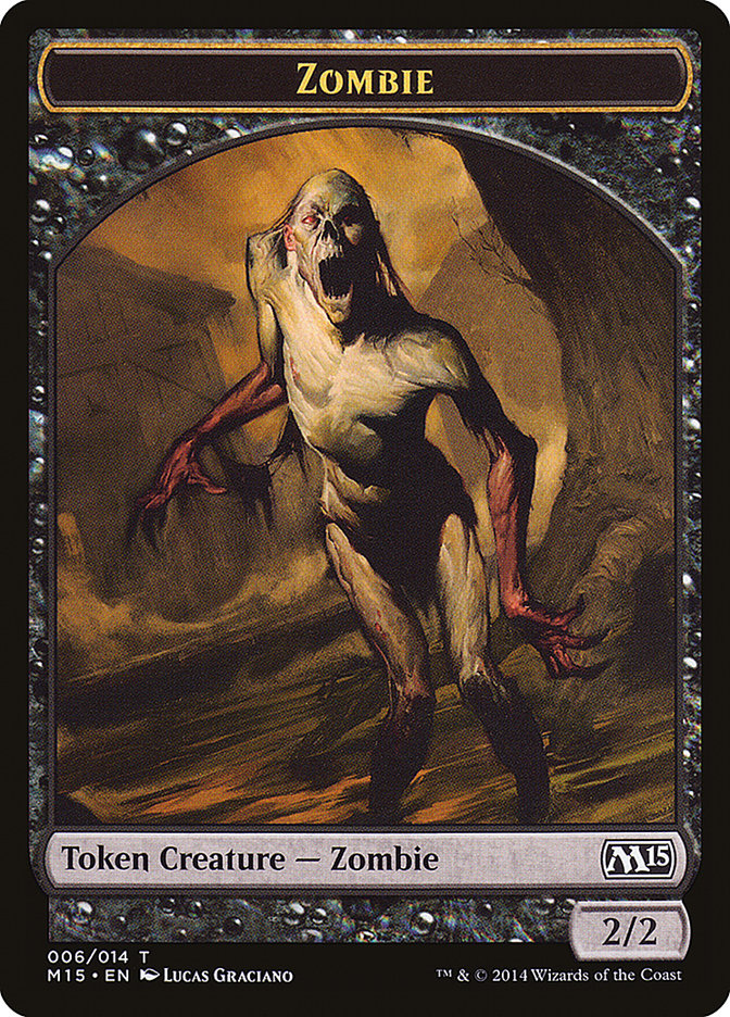 Zombie Token [Magic 2015 Tokens] | Clutch Gaming