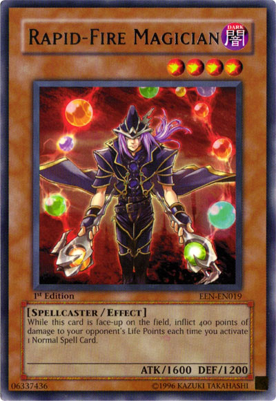 Rapid-Fire Magician [EEN-EN019] Rare | Clutch Gaming