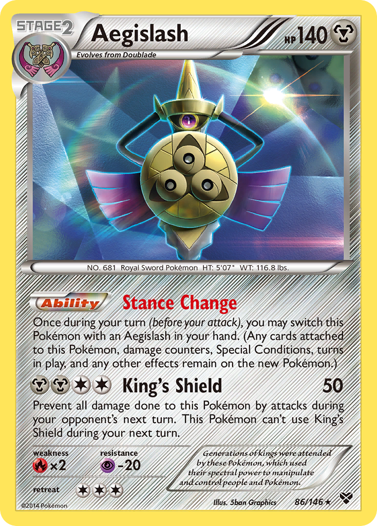 Aegislash (86/146) [XY: Base Set] | Clutch Gaming